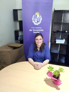 Trabajadora social Ana Laura Soiza, directora departamental del Ministerio de Desarrollo Social en Lavalleja