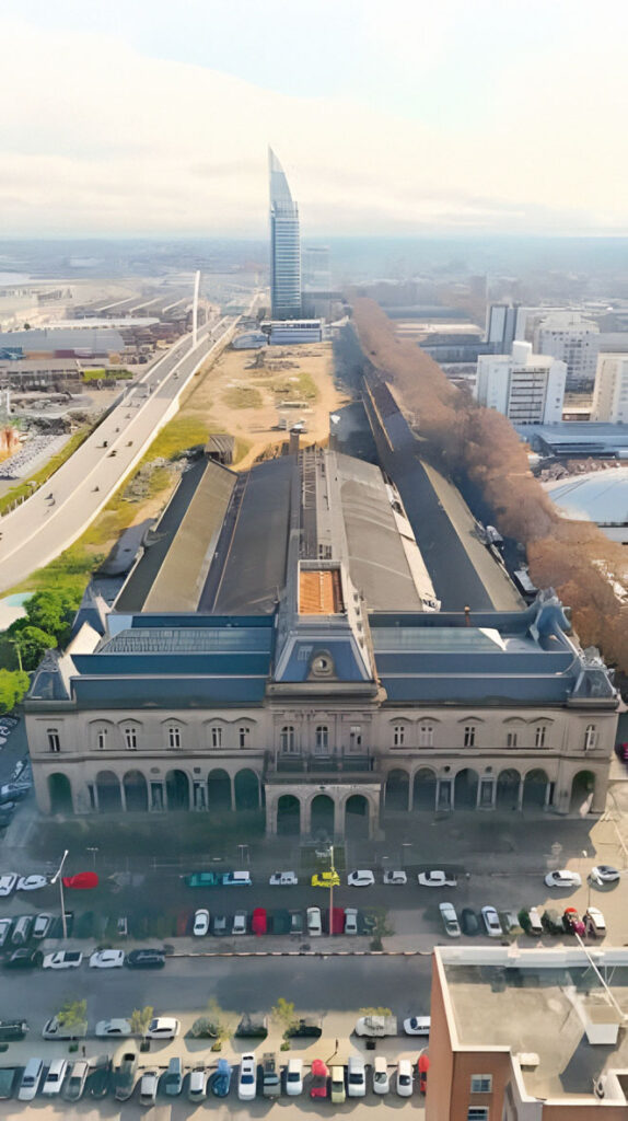 Estación Central, ubicada en el barrio de La Aguada, en Montevideo.