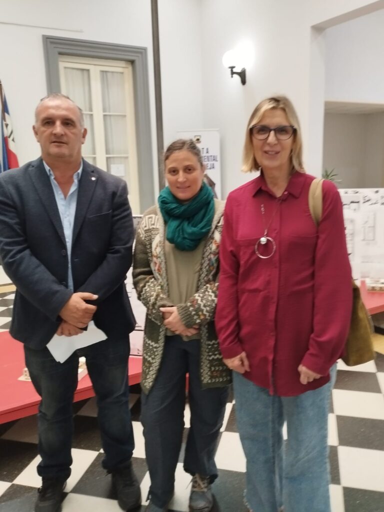 Daniel Ximénez, Ana Laura Soiza y Carina Soria