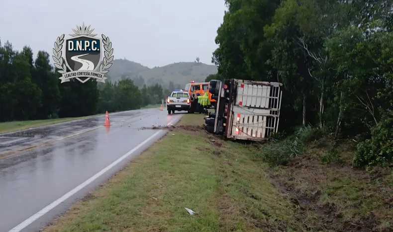 Siniestro con una víctima fatal (Foto: Policía Caminera)