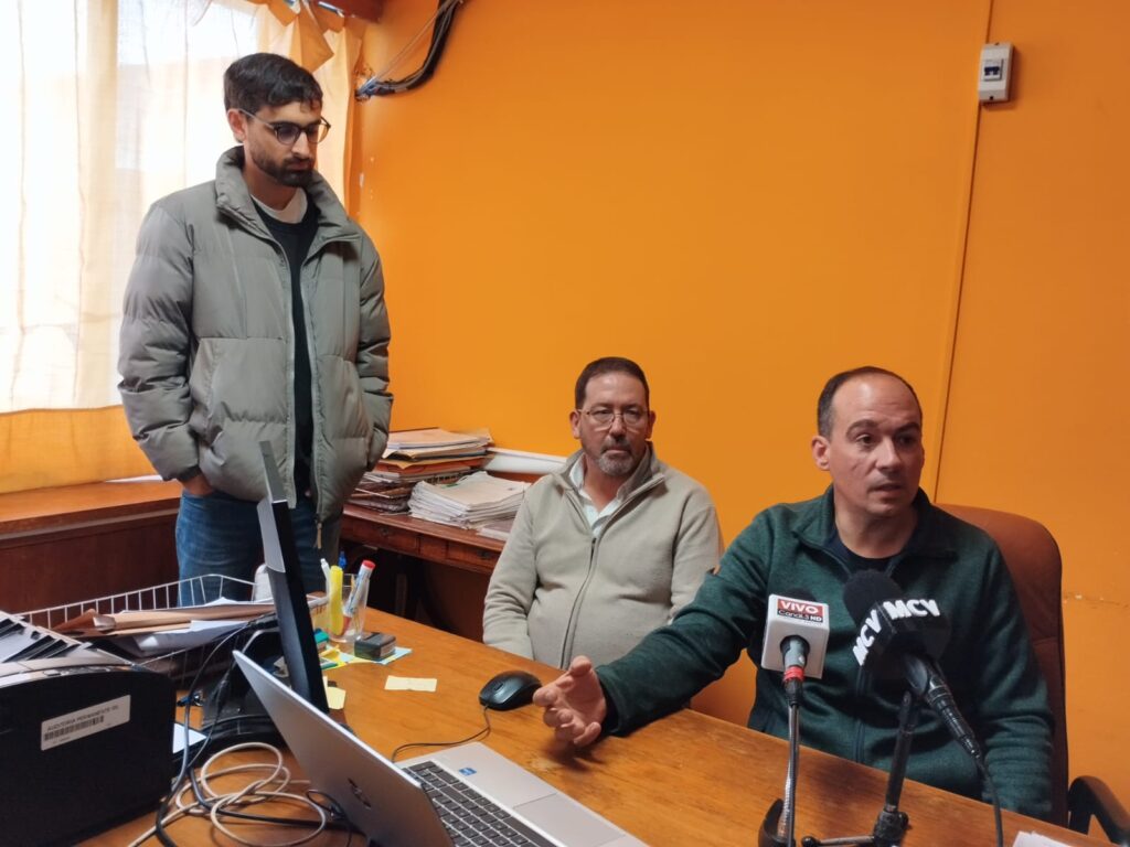 Santiago Castro, Luis Díaz y Horacio Casanova.