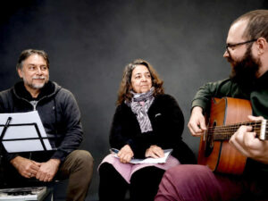 Javier Luzardo, María Laura Blanco y Diego Cubelli