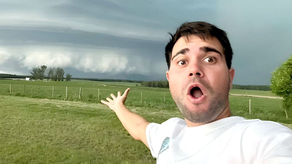 Matías Mederos, el cazador de tormentas.