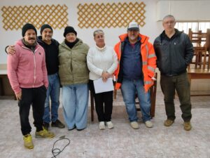 Integrantes de la Intersindical de Lavalleja