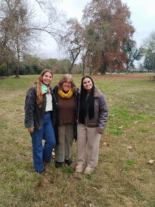 Aurora Fernández, Romina Inzaurralde y Bibiana Sánchez.