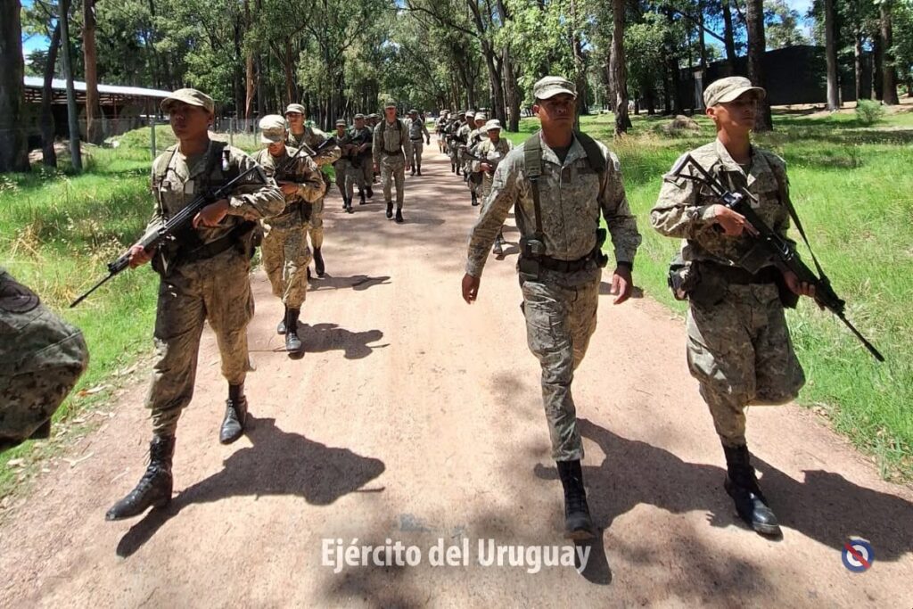 Instrucción de reclutas del Ejército Nacional en el año 2025. (Foto: Difusión Ejército Nacional)