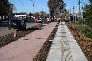 Parte de las obras de la Avenida Artigas de Minas. (Foto: Prensa IDL)