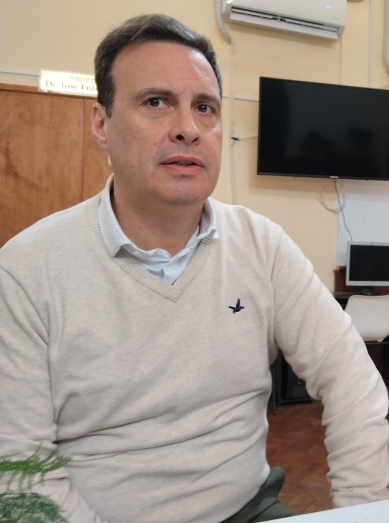 José Pereira, director de BPS estuvo en Ajupel.
