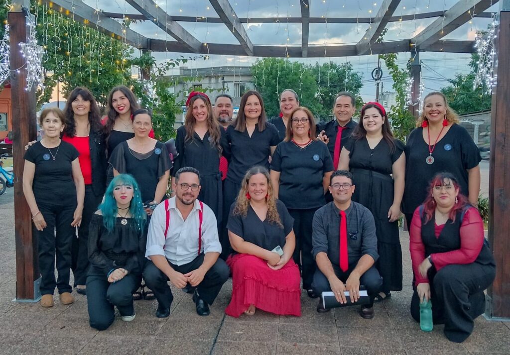 Integrantes del Coro A Cappella Minas.