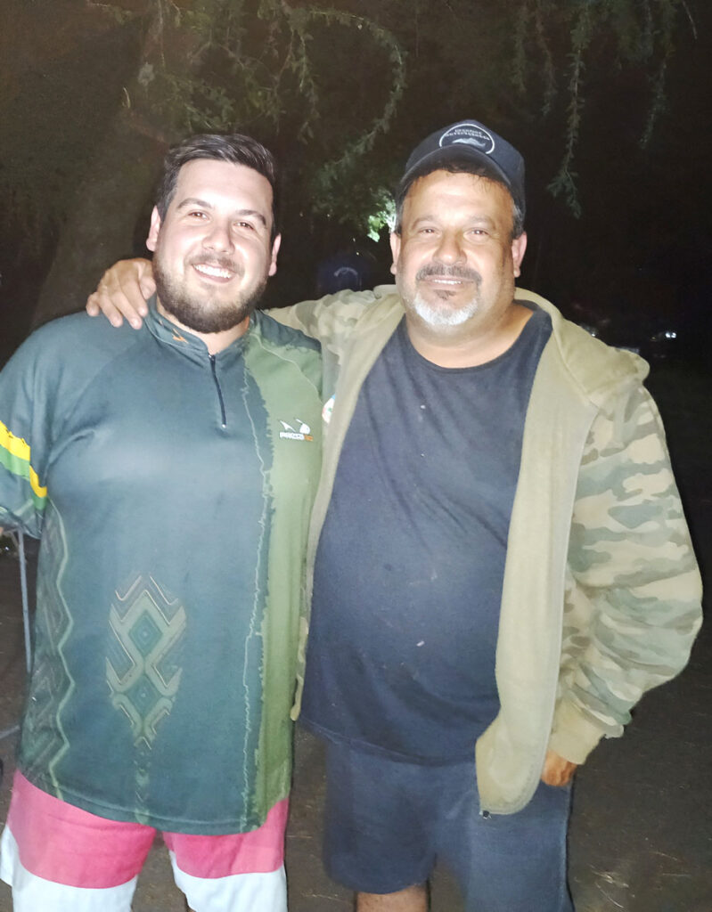 Fabián Cardoso y su hijo Mauricio.