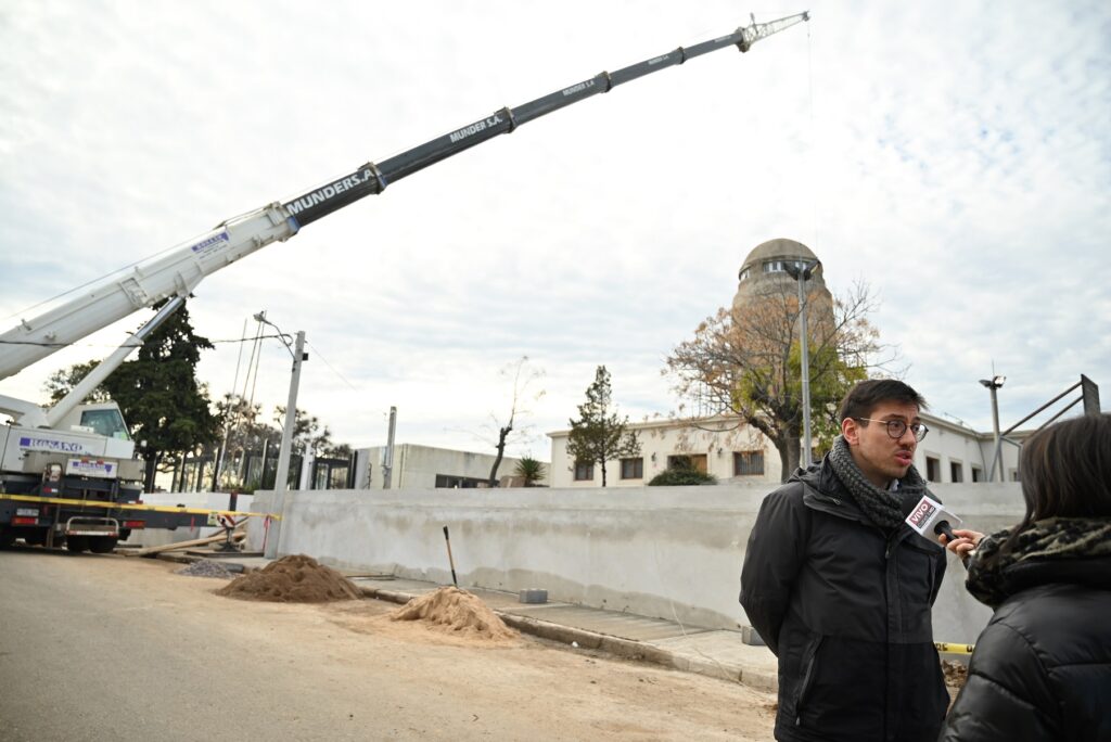 Arquitecto Felipe De los Santos y las obras en el Molino Viejo.