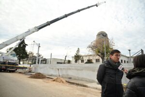 Arquitecto Felipe De los Santos y las obras en el Molino Viejo.