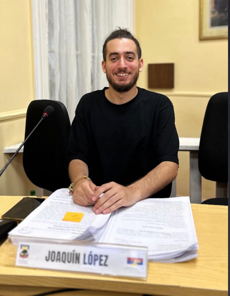 Joaquín López, edil del Frente Amplio.