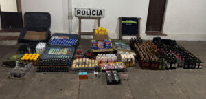Incautación de contrabando en ómnibus (Foto: Prensa Jefatura de Policía de Lavalleja