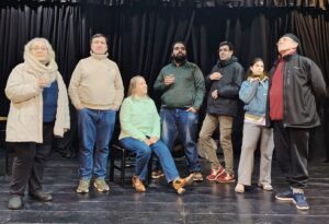 El elenco de “Damas y caballeros”. Hay que ir a verlos.