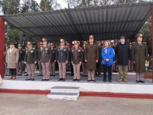 Autoridades que presidieron el acto