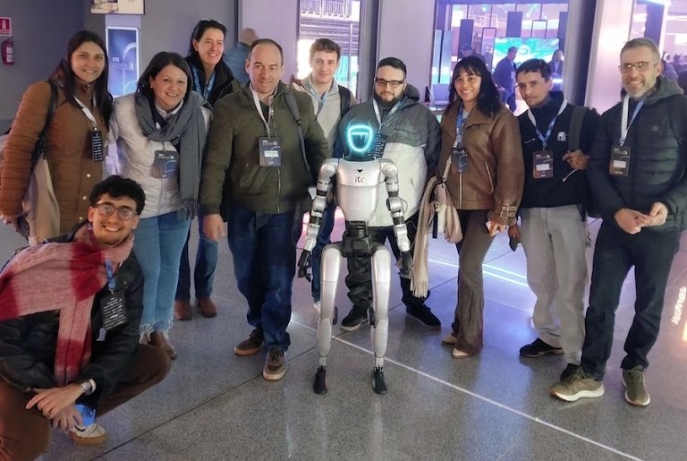 El equipo de Lavalleja en el evento sobre Tecnologías de la Información