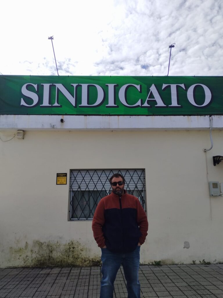 Federico Suárez integrante del sindicato de FNC