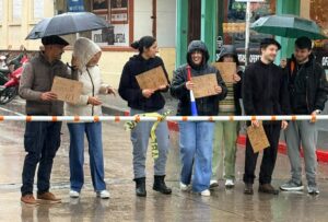 Estudiantes del IFD se movilizaron jueves y viernes en Minas.
