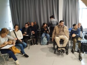 Importante acompañamiento de referentes de instituciones y personas con discapacidad y familiares.
