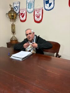 Heber Brioso, presidente de la Divisional “A”. (Foto: Gonzalo Martínez)