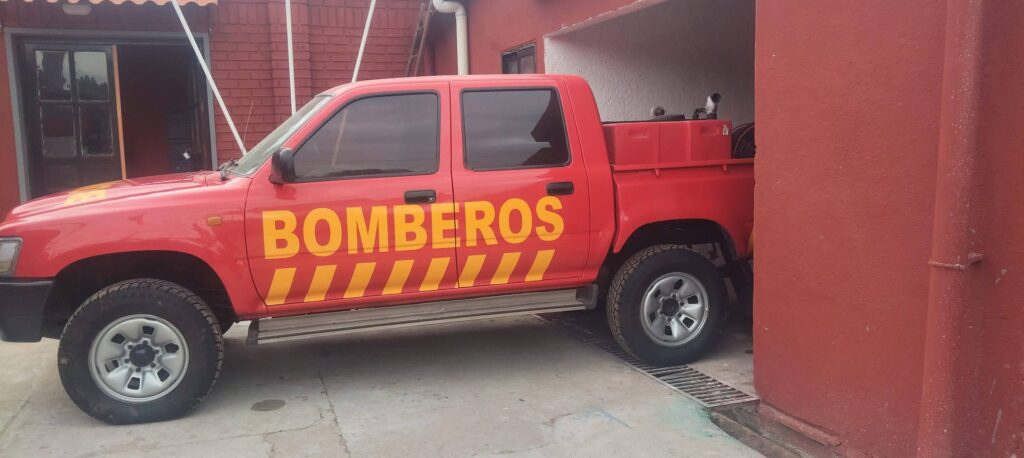 Vehículo de Bomberos en Solís de Mataojo
