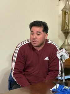 Andrés Baladán, encargado de la parte física del seleccionado Sub 20 de Lavalleja (Foto: Gonzalo Martínez).
