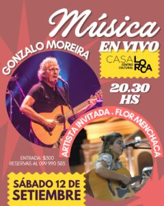 Gonzalo Moreira esta noche en Casa Lorca
