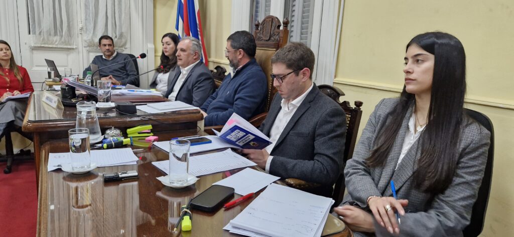 Daniel Ximénez en la sesión extraordinaria de la JDL anoche