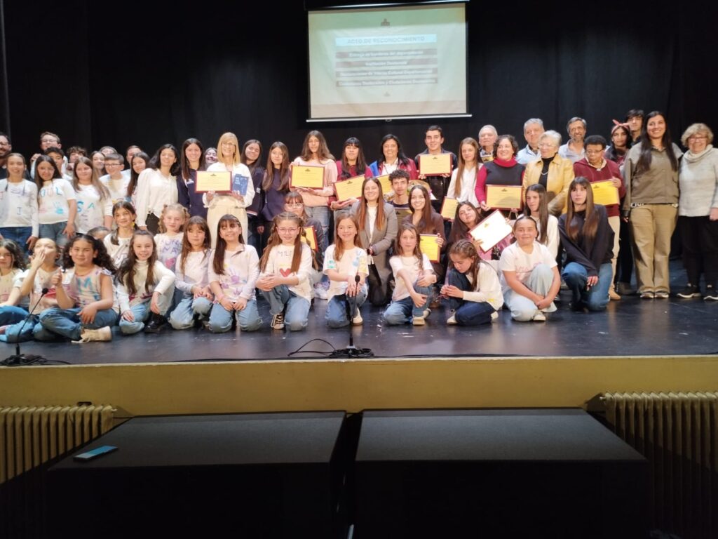 Los (merecidamente) homenajeados.