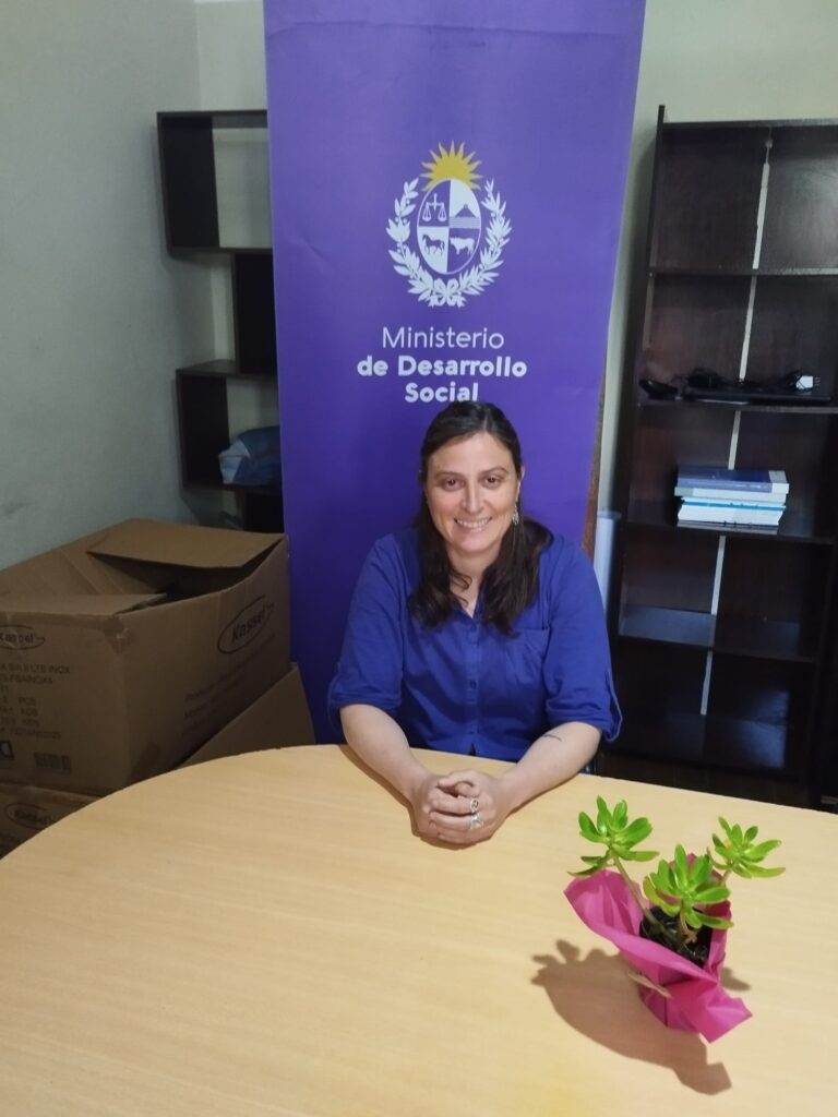 Ana Laura Soiza, directora departamental del Ministerio de Desarrollo Social (MIDES)