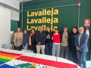 Las autoridades que estuvieron en la conferencia de prensa.