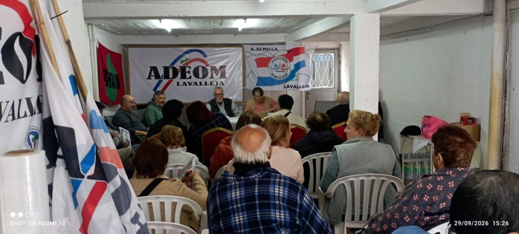 Muchos jubilados municipales concurrieron a la asamblea