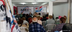 Muchos jubilados municipales concurrieron a la asamblea