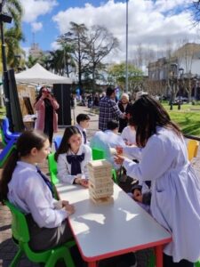 Variadas propuestas educativas se exhibieron ayer en Plaza Libertad