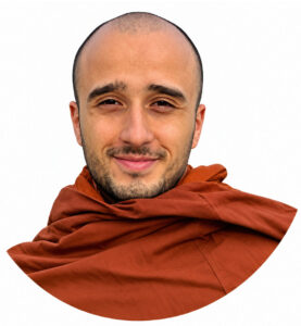 Bhante AriyañâGa Thera en retiro budista en Isipatana (Villa Serrana).