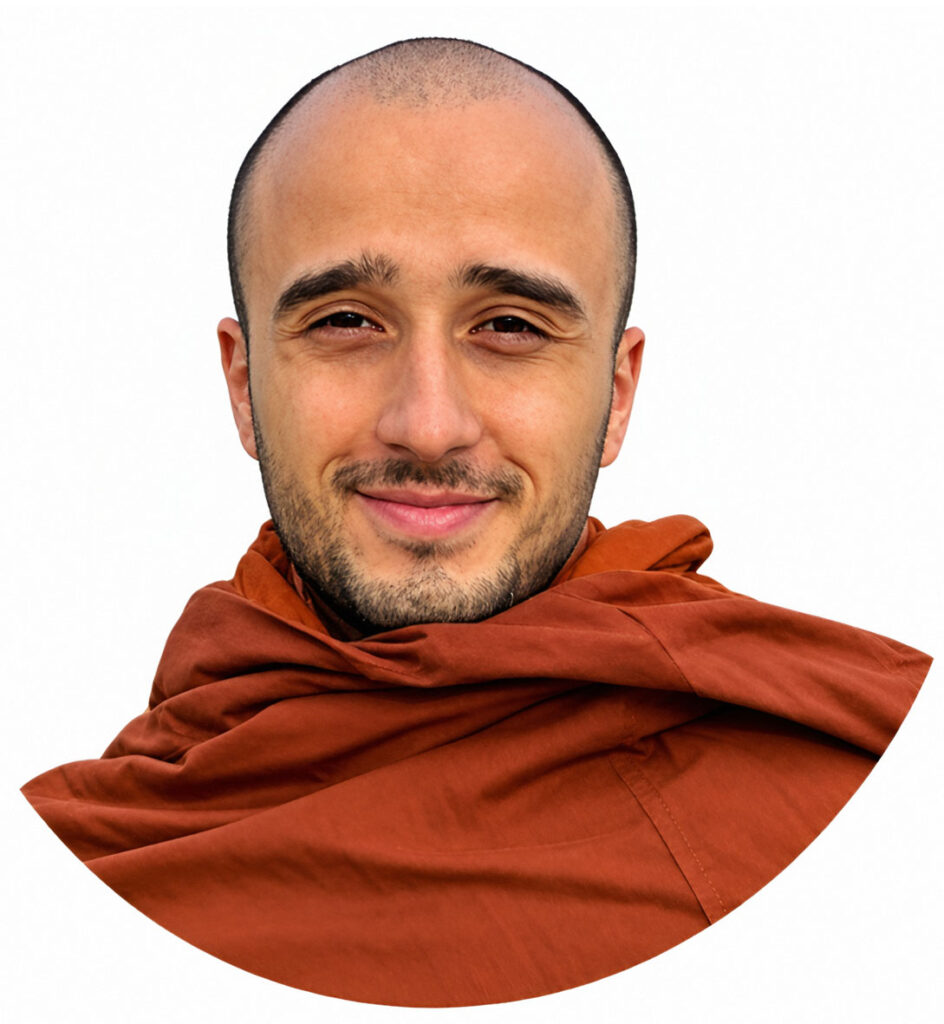 Bhante AriyañâGa Thera en retiro budista en Isipatana (Villa Serrana).