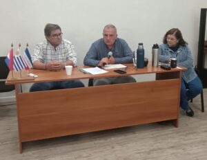 Francisco de la Peña,Daniel Ximénez y Arianna Bentos.
