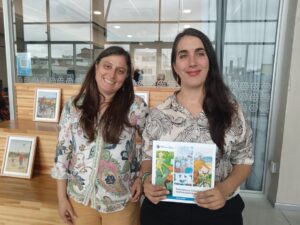 Ana Laura Soiza, directora departamental del MIDES, y Marianela Larzábal, directora de INMAYORES.
