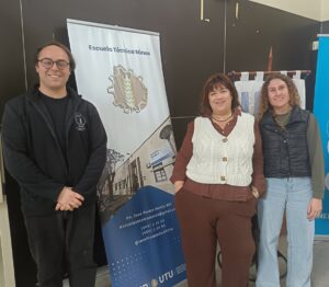 Profesores Francisco Gómez, Ethel Olascuaga y Valeria Castillo.