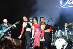 Daianna Aparicio y su banda con un gran show (Foto: Prensa IDL)