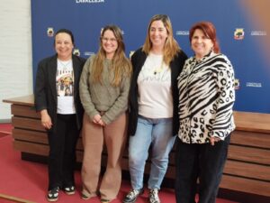 Luján García, Leticia Martínez, Viviana Fracchi y Analía Grandi.