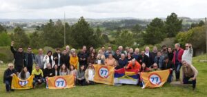 Dirigentes nacionales y departamentales de la Vertiente Artiguista una vez finalizada la sesión de la Directiva Nacional. (Foto: Comunicación Vertiente Artiguista).