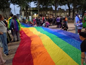 Marcha de la Diversidad arribó a plaza Libertad donde se dio lectura a la proclama.