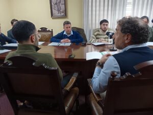 Ediles departamentales recibieron a representantes de AEBU en el ámbito de la Comisión de Recepción.
