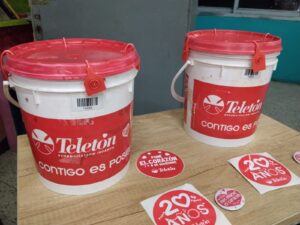 Alcancías para colaborar con la Teletón