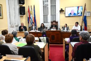 La sala estuvo repleta de los “ediles por un día”, en una sesión de la junta que fue acompañada por mucho público (Foto: Prensa IDL)