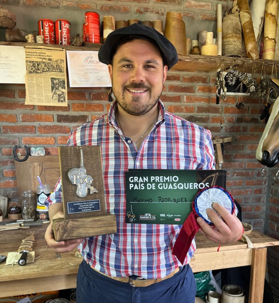 Máximo Rodríguez Larrosa premiado en la Expo Prado 2026.